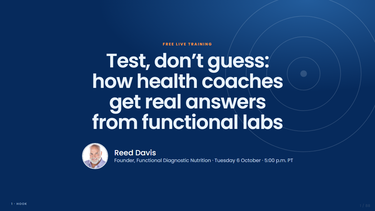 Webinar presentation preview